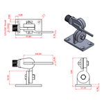 JS2D01 Montare alta antenna cricchetto resistenza