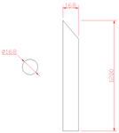 JS4B24 timpano perno top