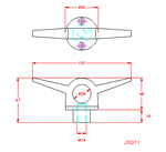 JSQ11 Galloccia da sollievo a forma d'anello 