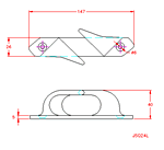 JSQ22L Galloccia con aste ad arco curvate - mano sinistra