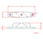 JSQ23L Galloccia con aste ad arco dritto - mano sinistra