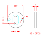 JS-DF08S Copritoppa standard