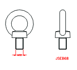 JSEB68 Vite ad anello grande