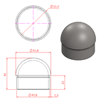 JSLA55 Profondo Dome Fondello