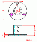 JSLB14 Base rotonda  90