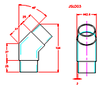 JSLD03 Angolo 45