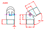 JSLD04 Angolo regolabile