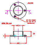 JSLD09 Base a flangia