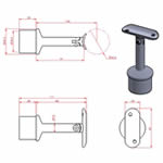 JSLD31 Regolabile Saddle post 