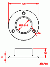 JSLP04 Base a flangia