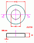 JSLP06 Copribase per palo (adatto per JSLP07)