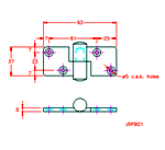 JSPB21 Cerniera anuba - SOLO DISPONIBILE IN QUESTA MANO