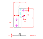 JSPL11R Cerniera anuba- mano destra sinistra