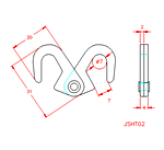 JSHT02 Gancio doppio