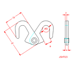 JSHT03 Gancio doppio