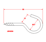 JSHW04 Gancio a vite