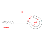 JSHW05 Gancio a vite