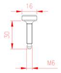 JS2M01 Vite testa girevole regolabile