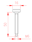 JS2M02 Vite testa girevole regolabile