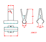 JSMC01 Clip a pinza