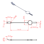 JSMQ07 Pin smontabile con anello