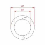 JSRR21 Anello sicurezza