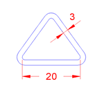 JSRT01 Anello triangolare