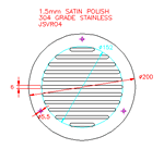 JSVR04 Griglia di aerazione rotonda