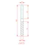 JSWT25 Terminale ad vite per legno